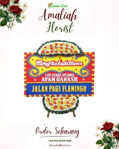 Bunga Papan Congratulation di Uranggantung